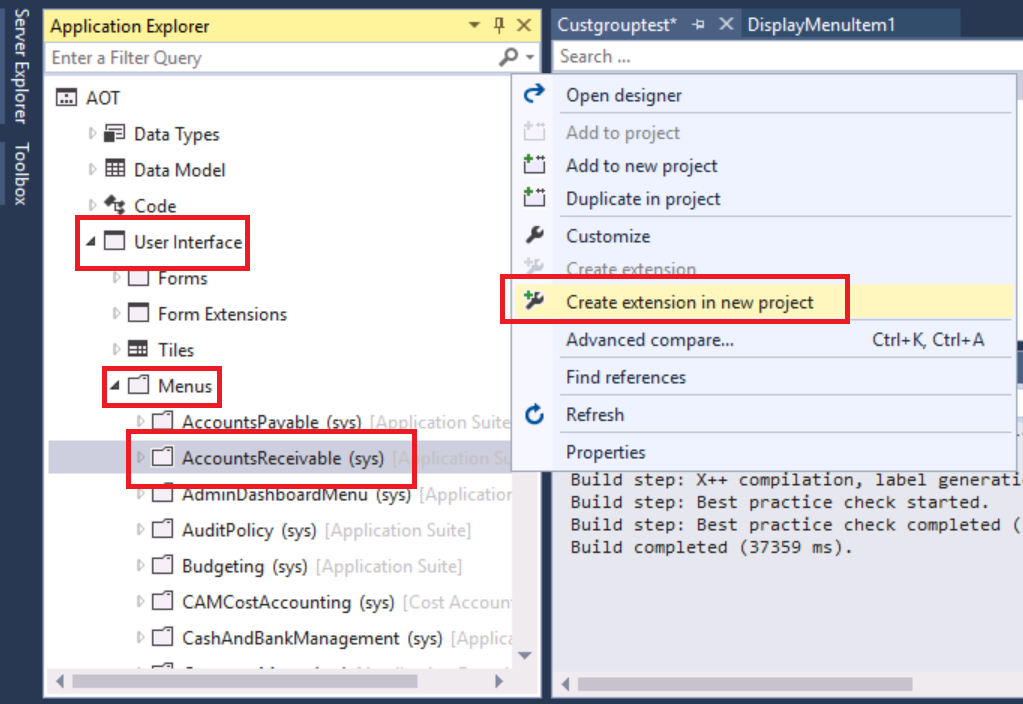 How to create menu and menu item in dynamics 365? - Peter DX Blog For ...